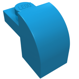 6091 - Slope, Curved 2 x 1 x 1 1/3 with Recessed Stud