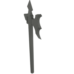 6123 - Minifigure, Weapon Axe, Halberd Elaborate