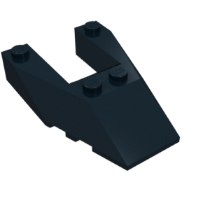 6153b - Wedge 6 x 4 Cutout with Stud Notches