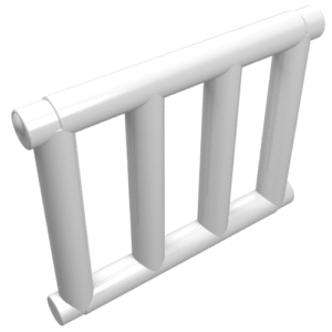 62113 - Bar 1 x 4 x 3 Grille with End Protrusions