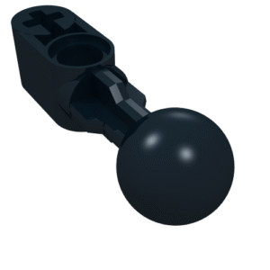 64276 - Technic, Liftarm, Modified Ball Joint Straight 1 x 2 with 1 Hole in Ball