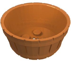 64951 - Container, Barrel Half Large with Axle Hole
