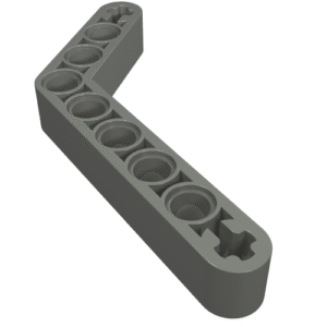 6629 - Technic, Liftarm, Modified Bent Thick 1 x 9 (6 - 4)