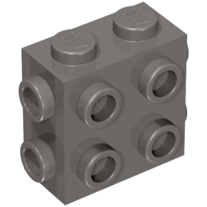 67329 - Brick, Modified 1 x 2 x 1 2/3 with Studs on Side and Ends