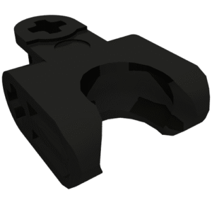 67695 - Technic, Axle Connector 2 x 3 with Ball Joint Socket - Closed Sides, Straight Forks with Closed Axle Holes