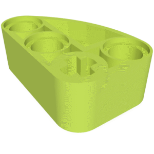 71708 - Technic, Liftarm, Modified L-Shape Quarter Ellipse Thick 2 x 3