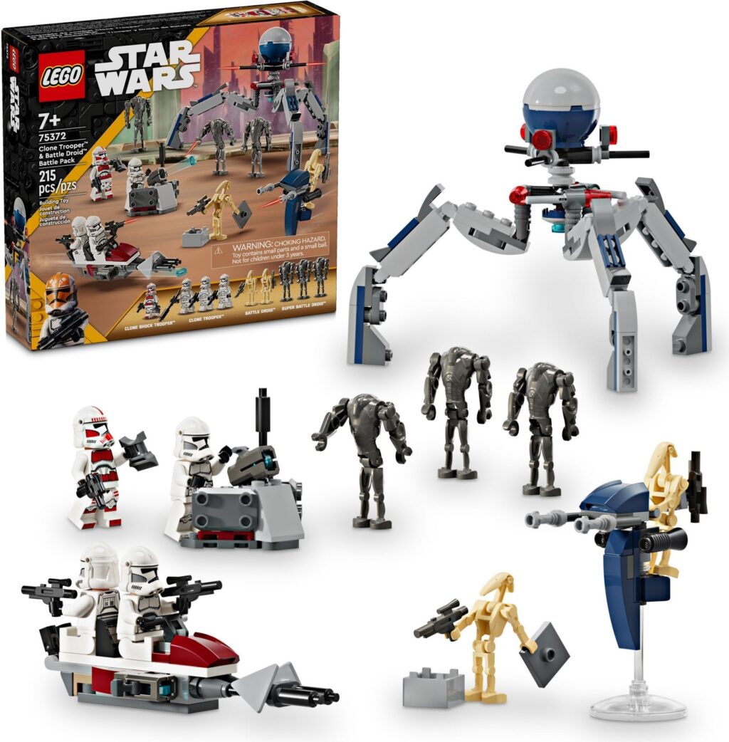 LEGO® Star Wars™ Clone Trooper™ & Battle Droid™ Battle Pack 75372 - Afbeelding 2