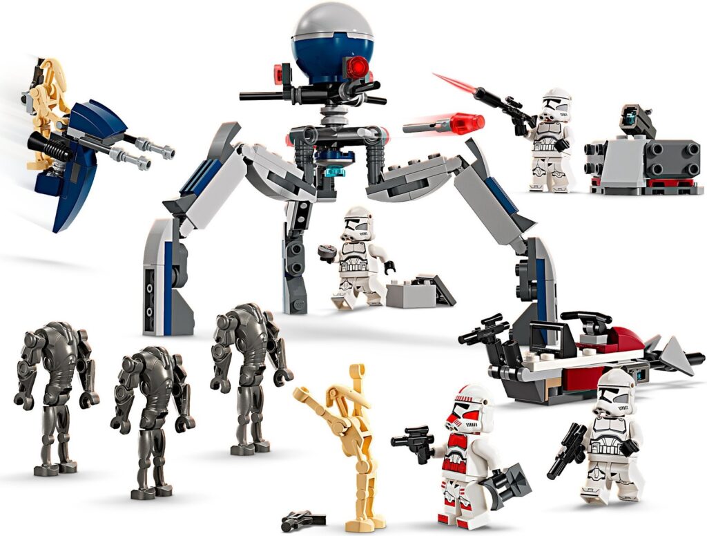 LEGO® Star Wars™ Clone Trooper™ & Battle Droid™ Battle Pack 75372 - Afbeelding 3