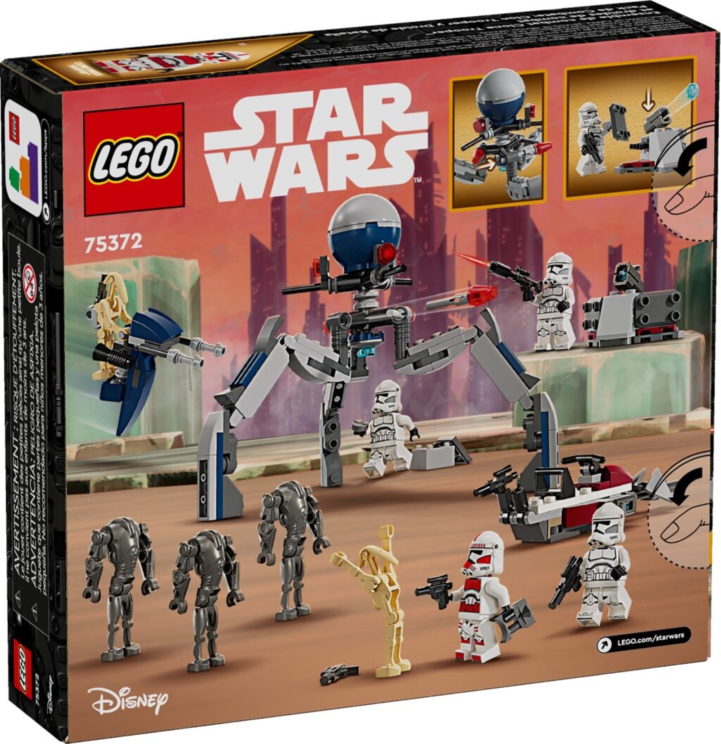 LEGO® Star Wars™ Clone Trooper™ & Battle Droid™ Battle Pack 75372 - Afbeelding 6