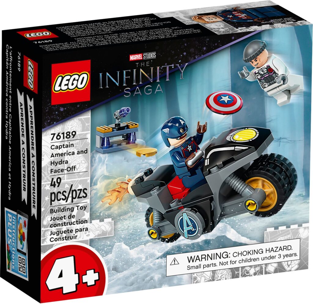 LEGO® Marvel Captain America and Hydra Face-Off 76189 Building Kit (49 Pieces) - Afbeelding 2