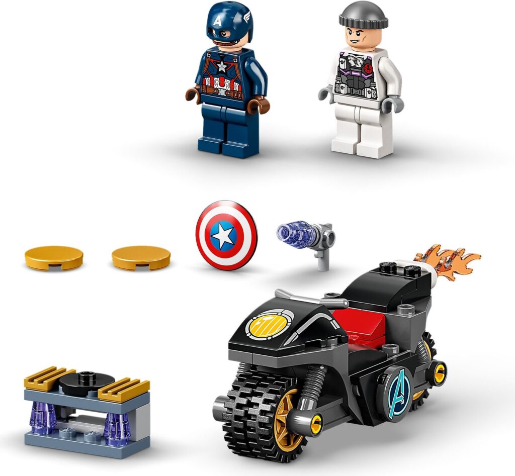 LEGO® Marvel Captain America and Hydra Face-Off 76189 Building Kit (49 Pieces) - Afbeelding 4