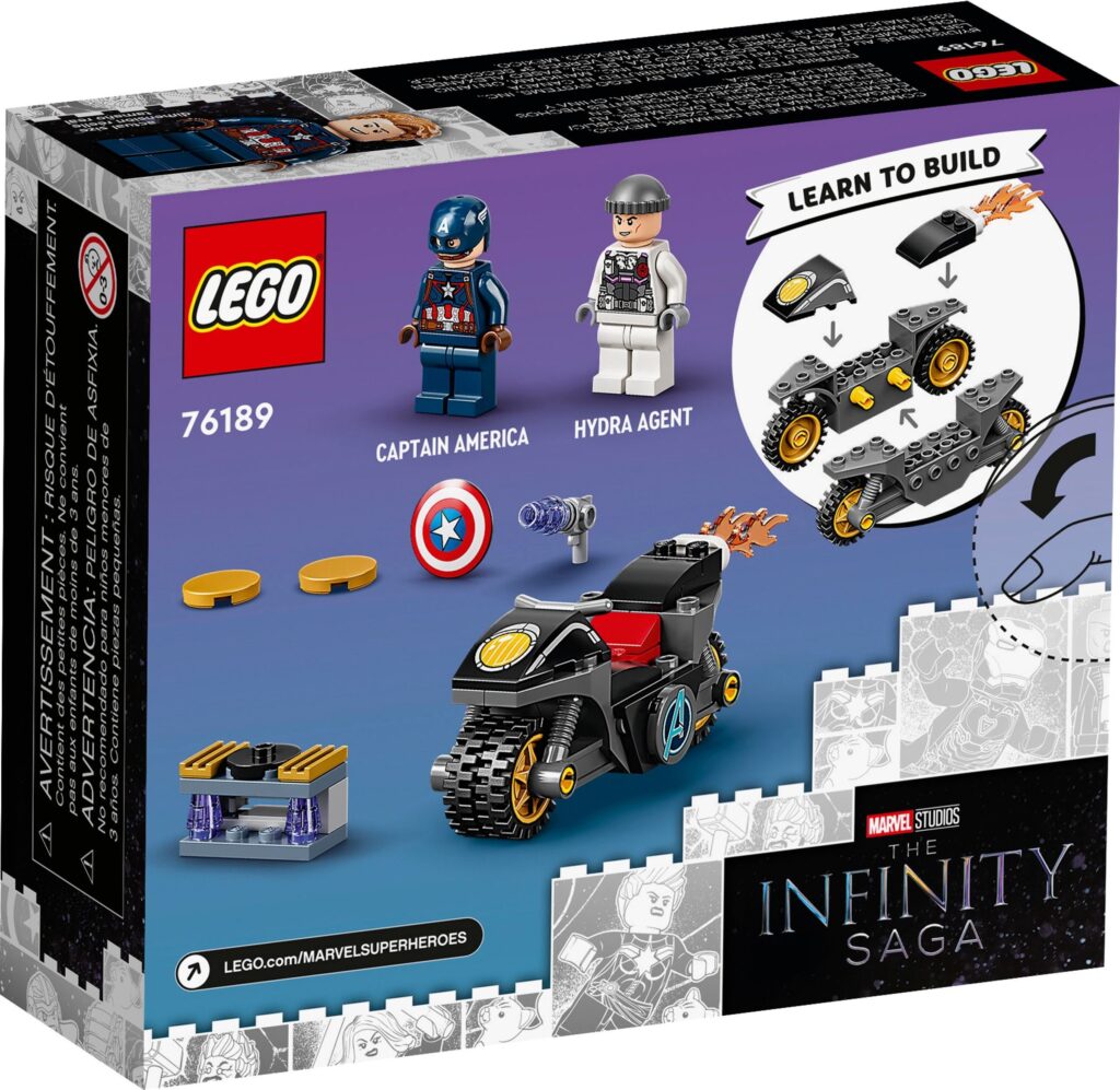 LEGO® Marvel Captain America and Hydra Face-Off 76189 Building Kit (49 Pieces) - Afbeelding 6