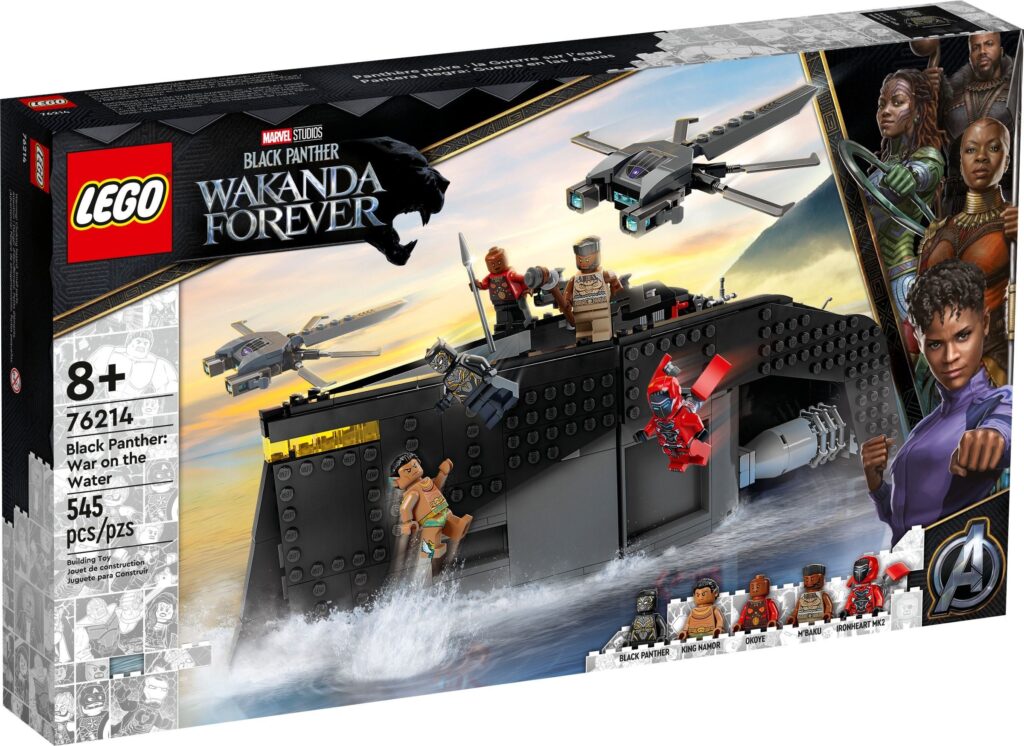 LEGO® Marvel Black Panther: War on the Water 76214 Building Toy Set (545 Pieces) - Afbeelding 2