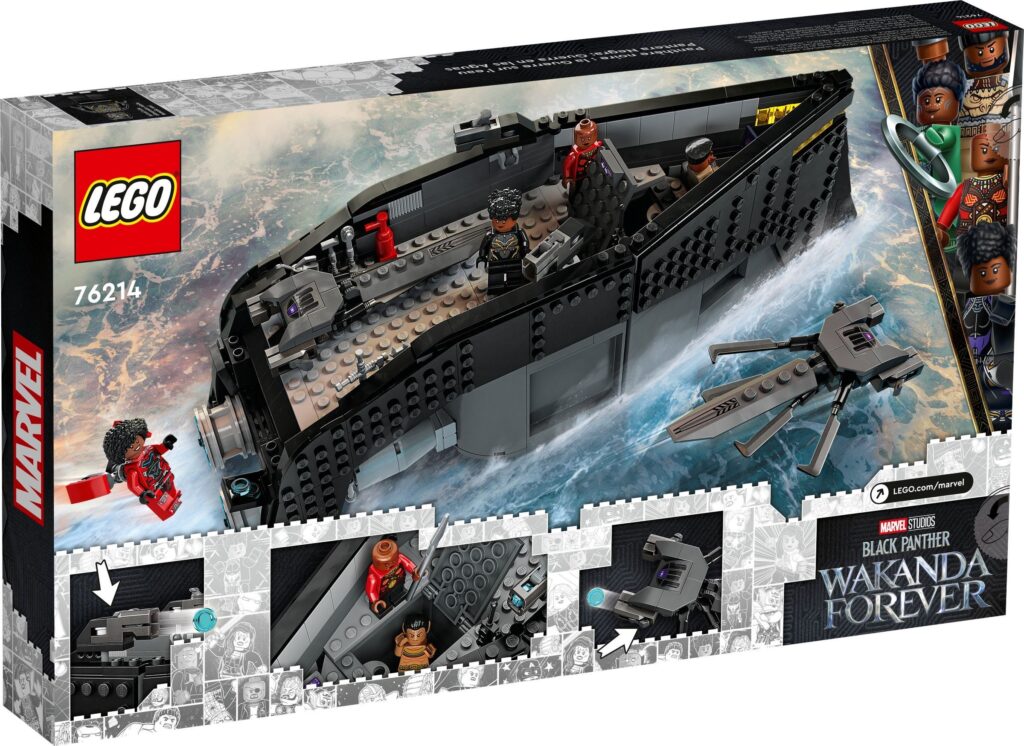 LEGO® Marvel Black Panther: War on the Water 76214 Building Toy Set (545 Pieces) - Afbeelding 3