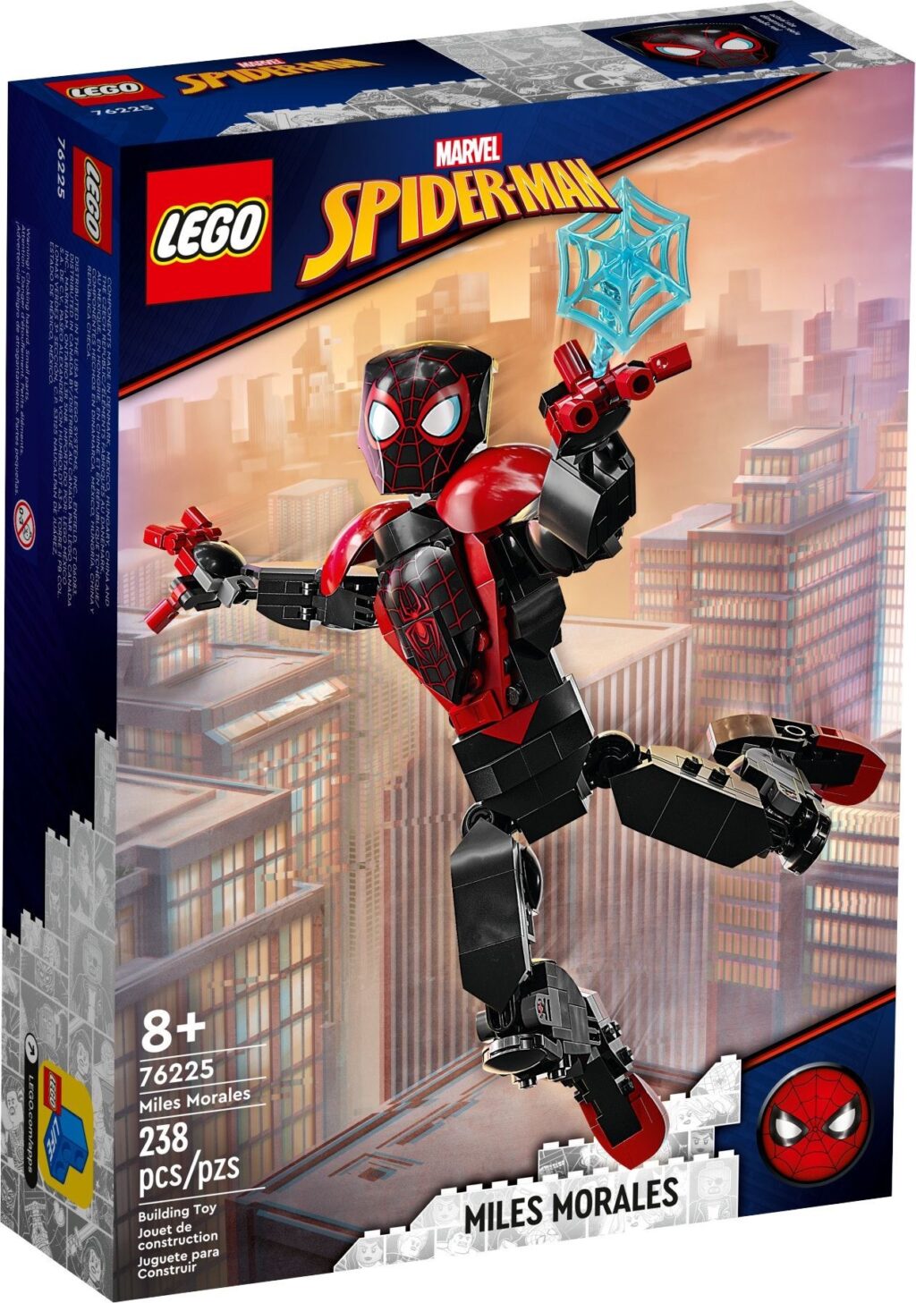 LEGO® Marvel Miles Morales Figure 76225 Building Kit (238 Pieces) - Afbeelding 2