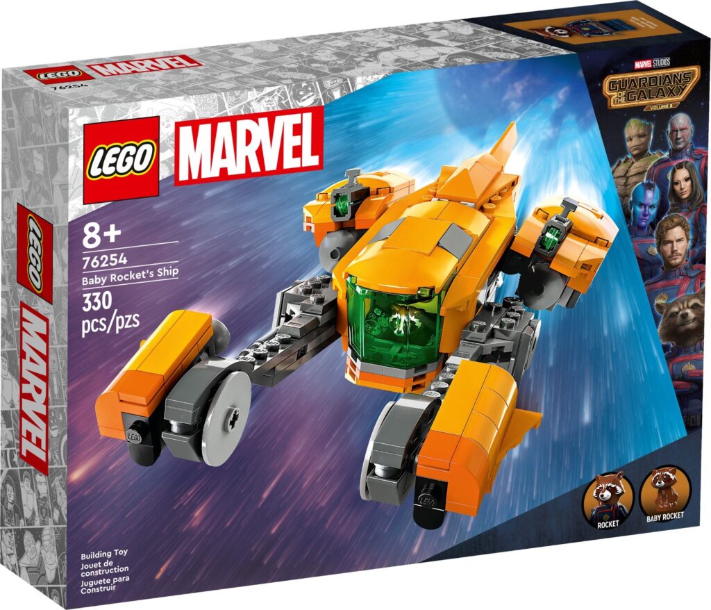 LEGO® Marvel Baby Rocket’s Ship 76254 Building Toy Set (330 Pieces) - Afbeelding 2