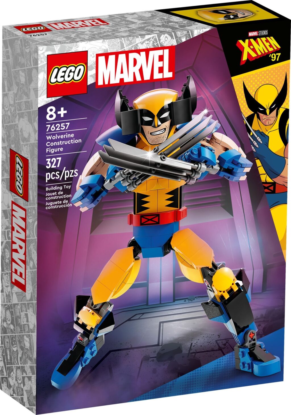 LEGO® Marvel Wolverine Construction Figure 76257 Building Toy Set (327 Pieces) - Afbeelding 2