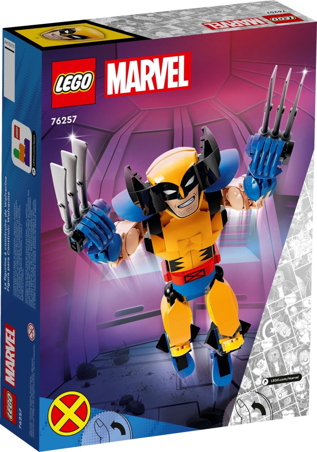 LEGO® Marvel Wolverine Construction Figure 76257 Building Toy Set (327 Pieces) - Afbeelding 4