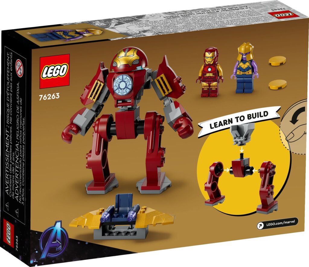 LEGO® Marvel Iron Man Hulkbuster vs. Thanos 76263 Building Toy Set (66 Pieces) - Afbeelding 4
