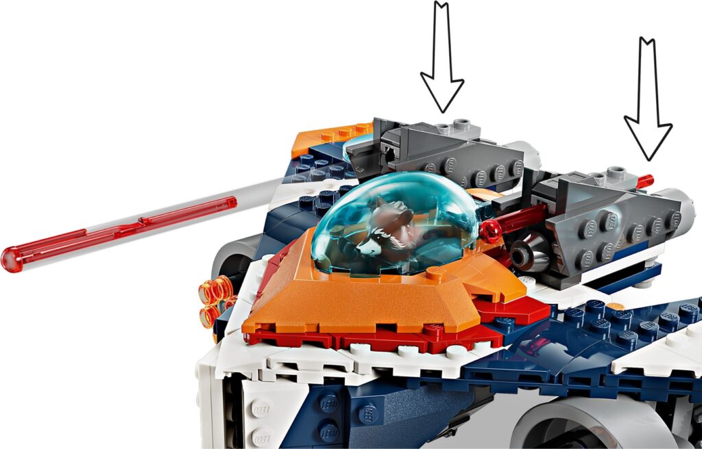 LEGO® Marvel Rocket’s Warbird vs. Ronan Kit 76278 - Afbeelding 6