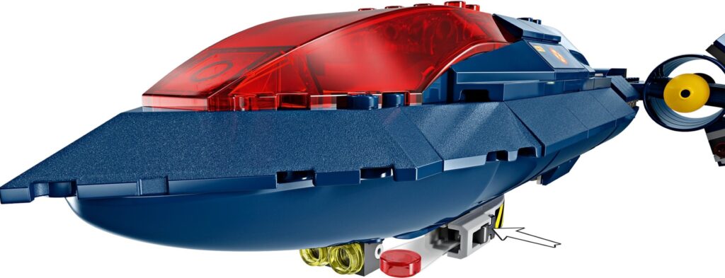 LEGO® Marvel X-Men X-Jet Buildable Toy 76281 - Afbeelding 3