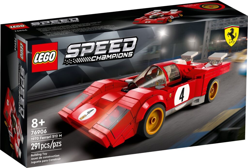 LEGO® Speed Champions 1970 Ferrari 512 M 76906 Building Kit (291Pieces) - Afbeelding 2