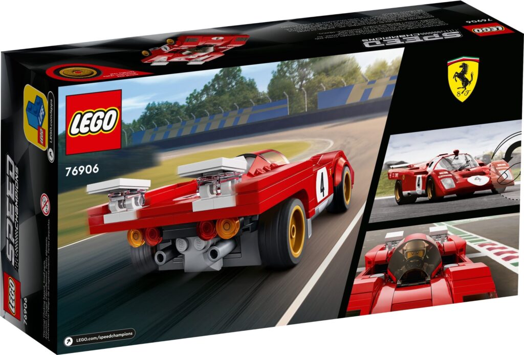 LEGO® Speed Champions 1970 Ferrari 512 M 76906 Building Kit (291Pieces) - Afbeelding 3