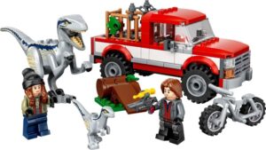 LEGO® Jurassic World Blue & Beta Velociraptor Capture 76946 Building Kit (181 Pieces)