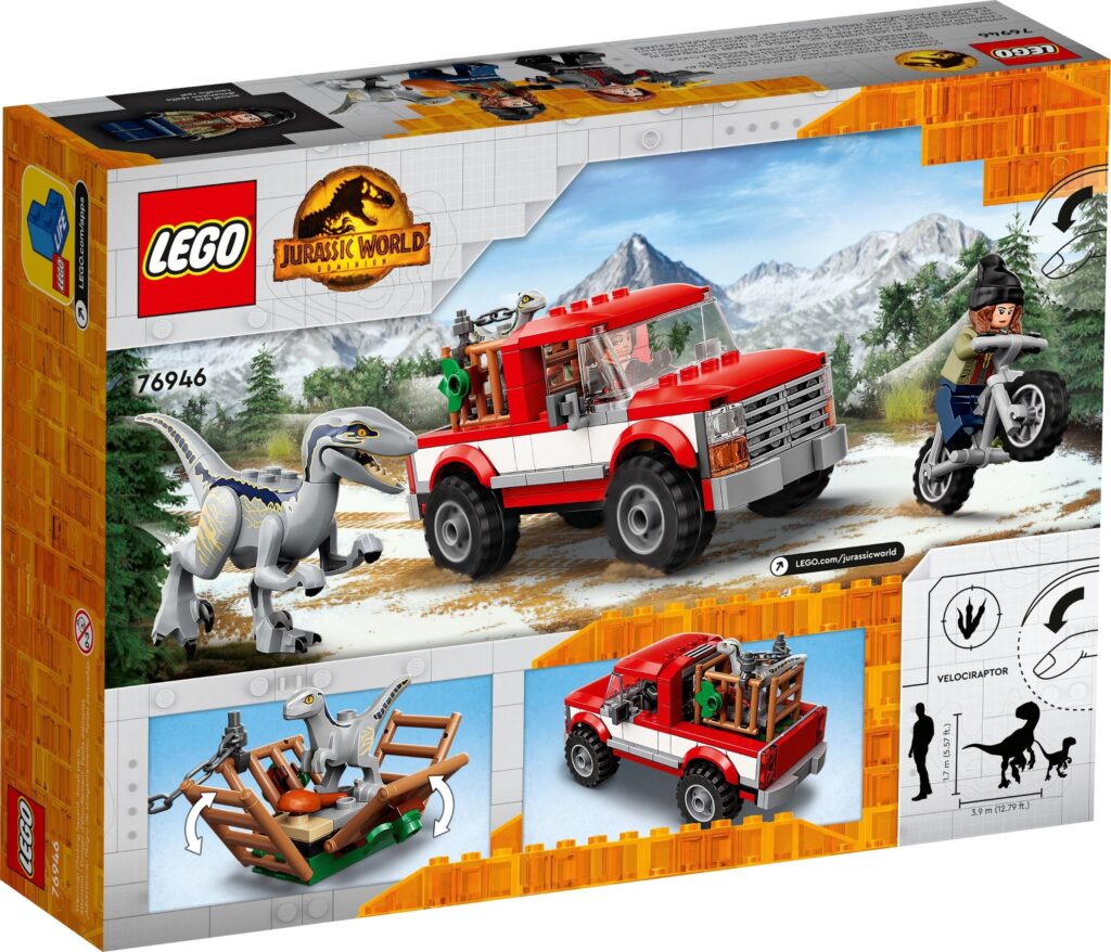 LEGO® Jurassic World Blue & Beta Velociraptor Capture 76946 Building Kit (181 Pieces) - Afbeelding 8