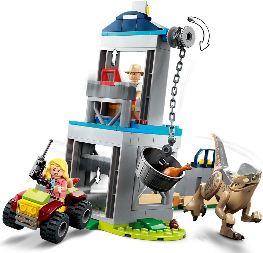 LEGO® Jurassic Park Velociraptor Escape 76957 Building Toy Set (137 Pieces) - Afbeelding 4