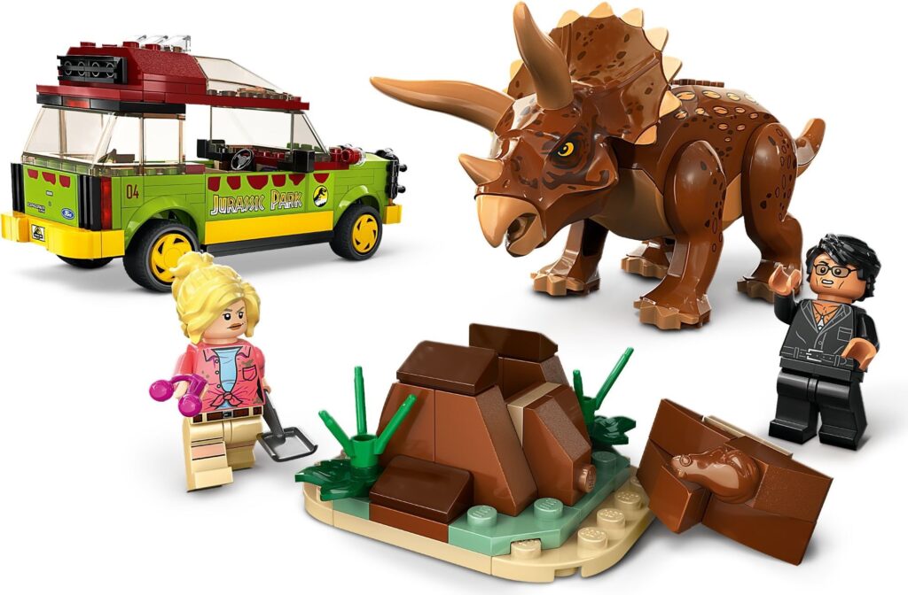LEGO® Jurassic Park Triceratops Research 76959 Building Toy Set (281 Pieces) - Afbeelding 3