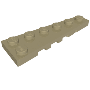 78444 - Wedge, Plate 6 x 2 Right