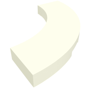 79393 - Tile, Round Corner 3 x 3 Macaroni