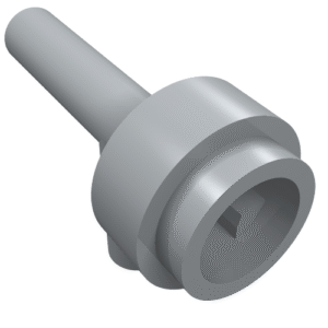 86208 - Minifigure, Utensil Space Gun / Torch without Grooves