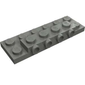 87609 - Plate, Modified 2 x 6 x 2/3 with 4 Studs on Side