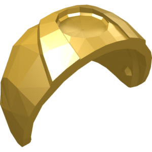 89159 - Minifigure, Visor Large with Trapezoid Area on Top