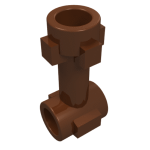 92690 - Bar   1L with Top Stud and 2 Side Studs (Connector Perpendicular)