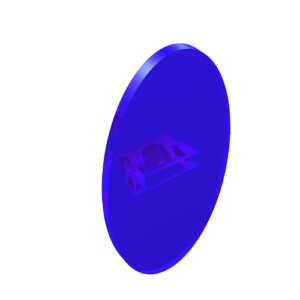 92747 - Minifigure, Shield Elliptical