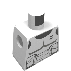 973pse - Torso SW Armor Scout Trooper Pattern (Dark Gray Accents)