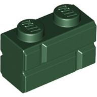 98283 - Brick, Modified 1 x 2 with Masonry Profile