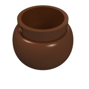 98374 - Minifigure, Utensil Pot Small with Handle Holders