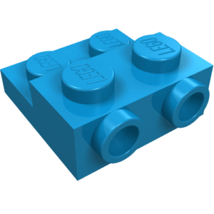 99206 - Plate, Modified 2 x 2 x 2/3 with 2 Studs on Side