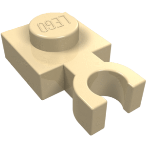 4085b - Plate, Modified 1 x 1 with U Clip Thin (Vertical Grip)