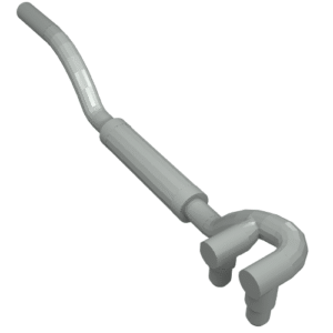 4466 - Vehicle, Exhaust Pipe Twin Inlet 11L Left