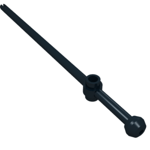 476 - Bar  12L with Open Stud, Tow Ball, and Slit (Boat Mast)