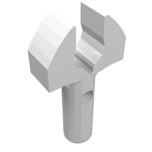 48729b - Bar   1L with Clip Mechanical Claw - Cut Edges and Hole on Side