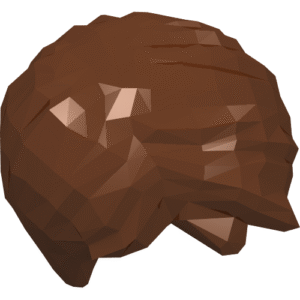 62810 - Minifigure, Hair Short Tousled with Side Part