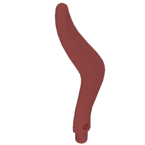 69858 - Wave Rounded Curved Single with Bar End (Flame, Sword)