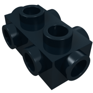 15071 - Minifigure, Weapon Gun, Blaster 1 x 2 x 2/3 with Studs on Sides and Handle