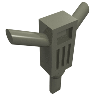 30228 - Minifigure, Utensil Tool Motor Hammer / Jackhammer